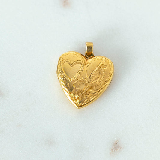 Heart on Heart Locket