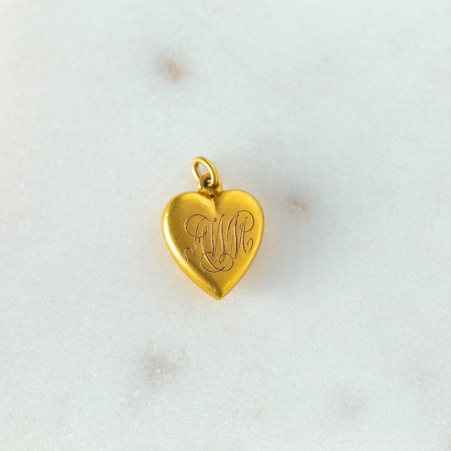 Tiny Pearl Heart Charm