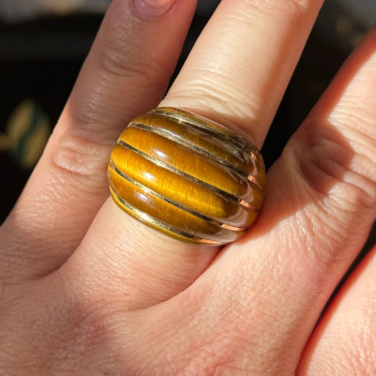 Tiger's Eye & Gold Bombe