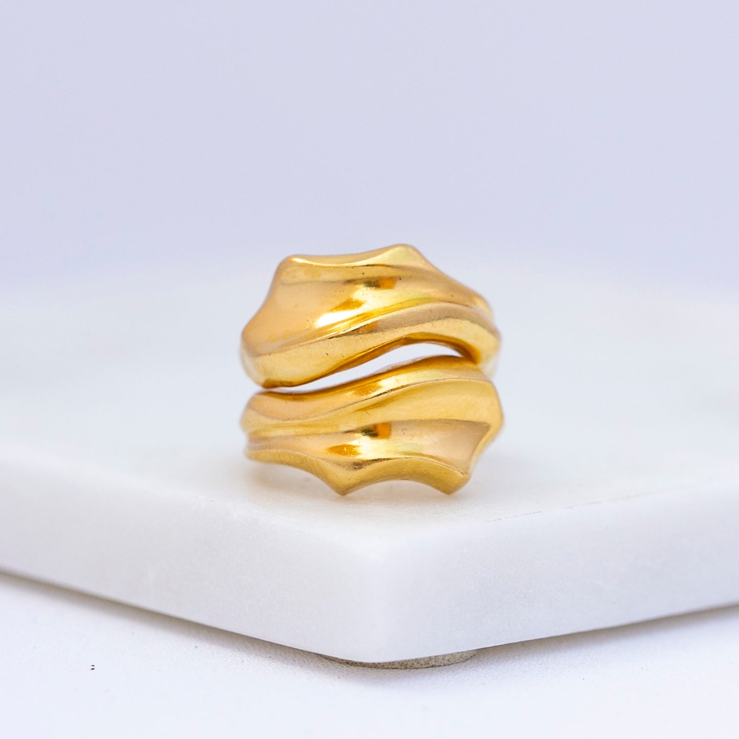 Vintage Lalaounis Sculptural Gold Ring