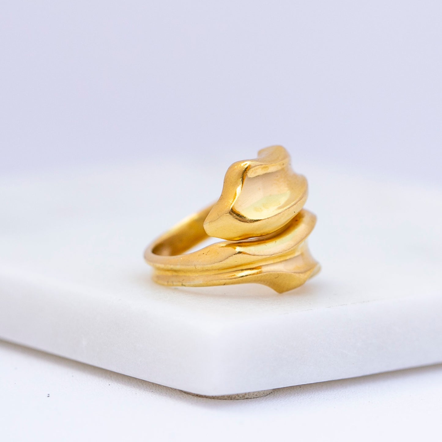 Vintage Lalaounis Sculptural Gold Ring