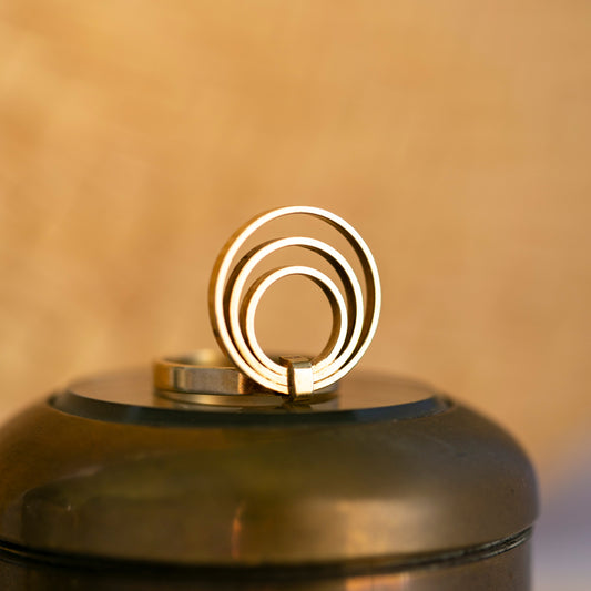 Gold Concentric Circle Ring