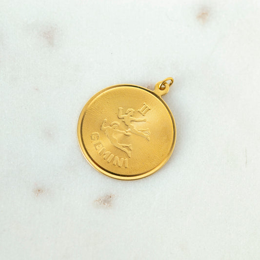 Retro Gemini Medallion