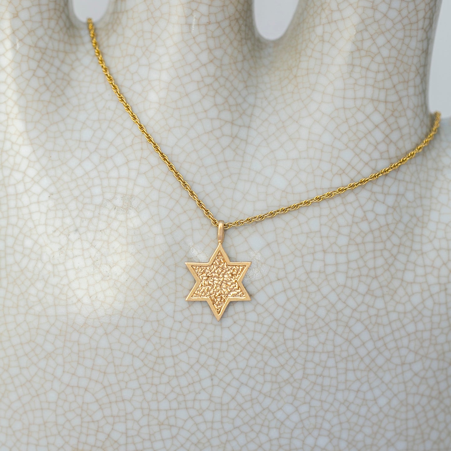 Solid Star of David Charm