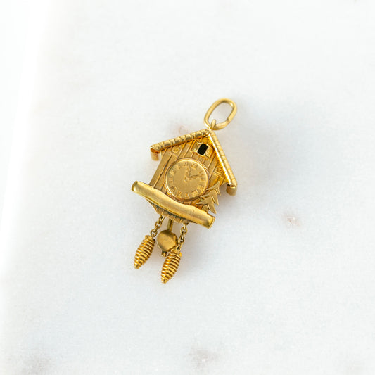 Vintage Cuckoo Clock Charm