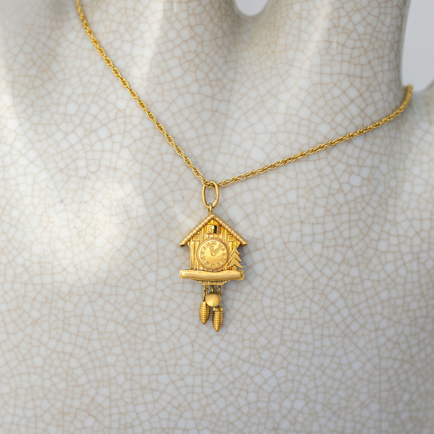 Vintage Cuckoo Clock Charm