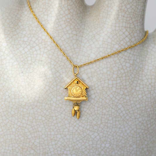 Vintage Cuckoo Clock Charm