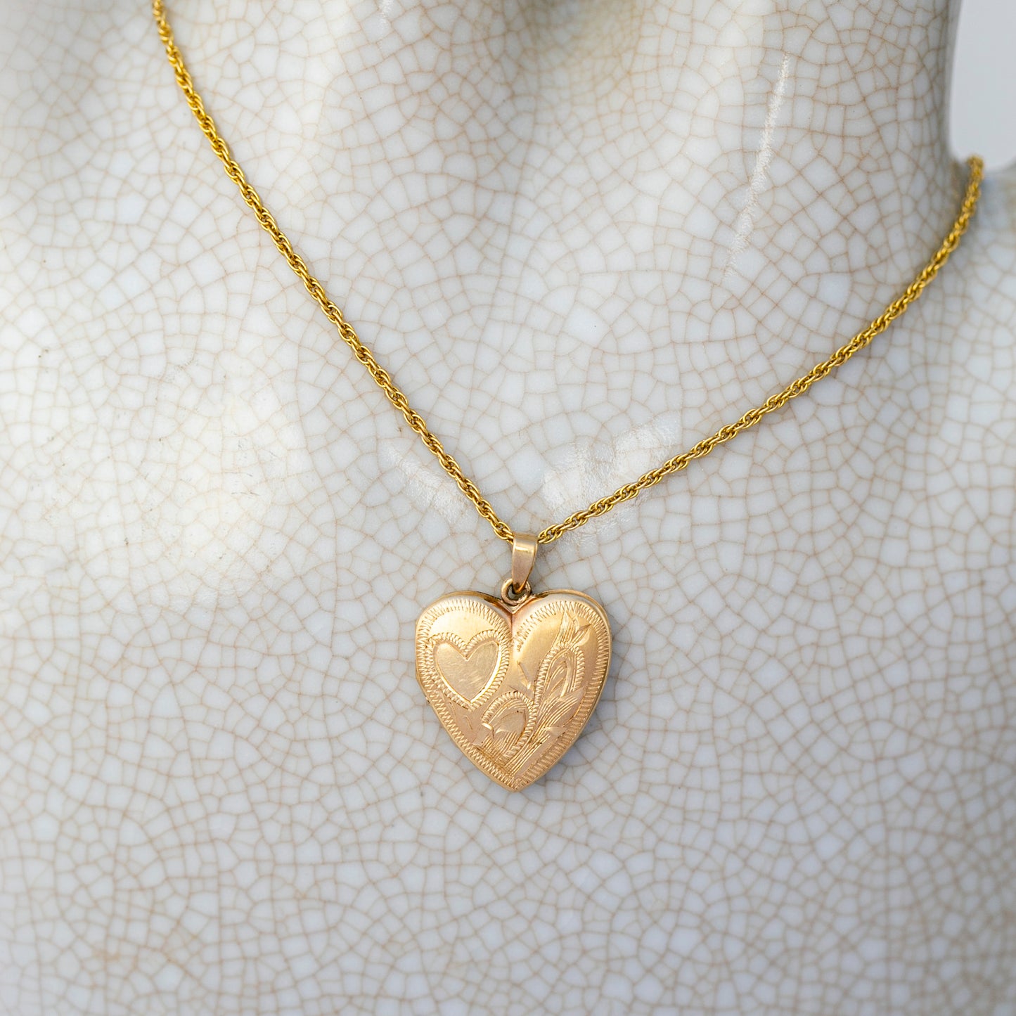 Heart on Heart Locket