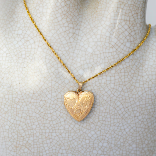 Heart on Heart Locket