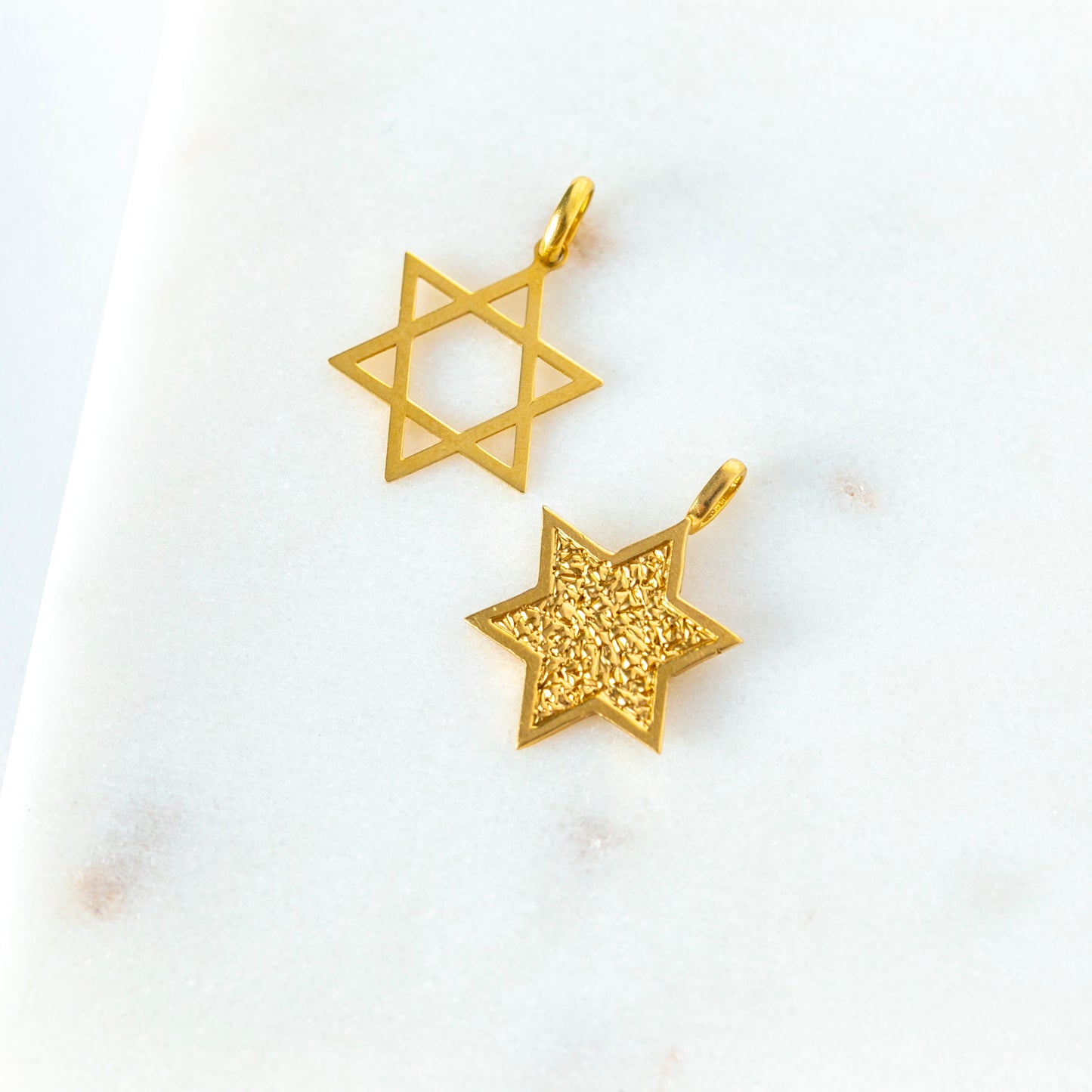 Solid Star of David Charm