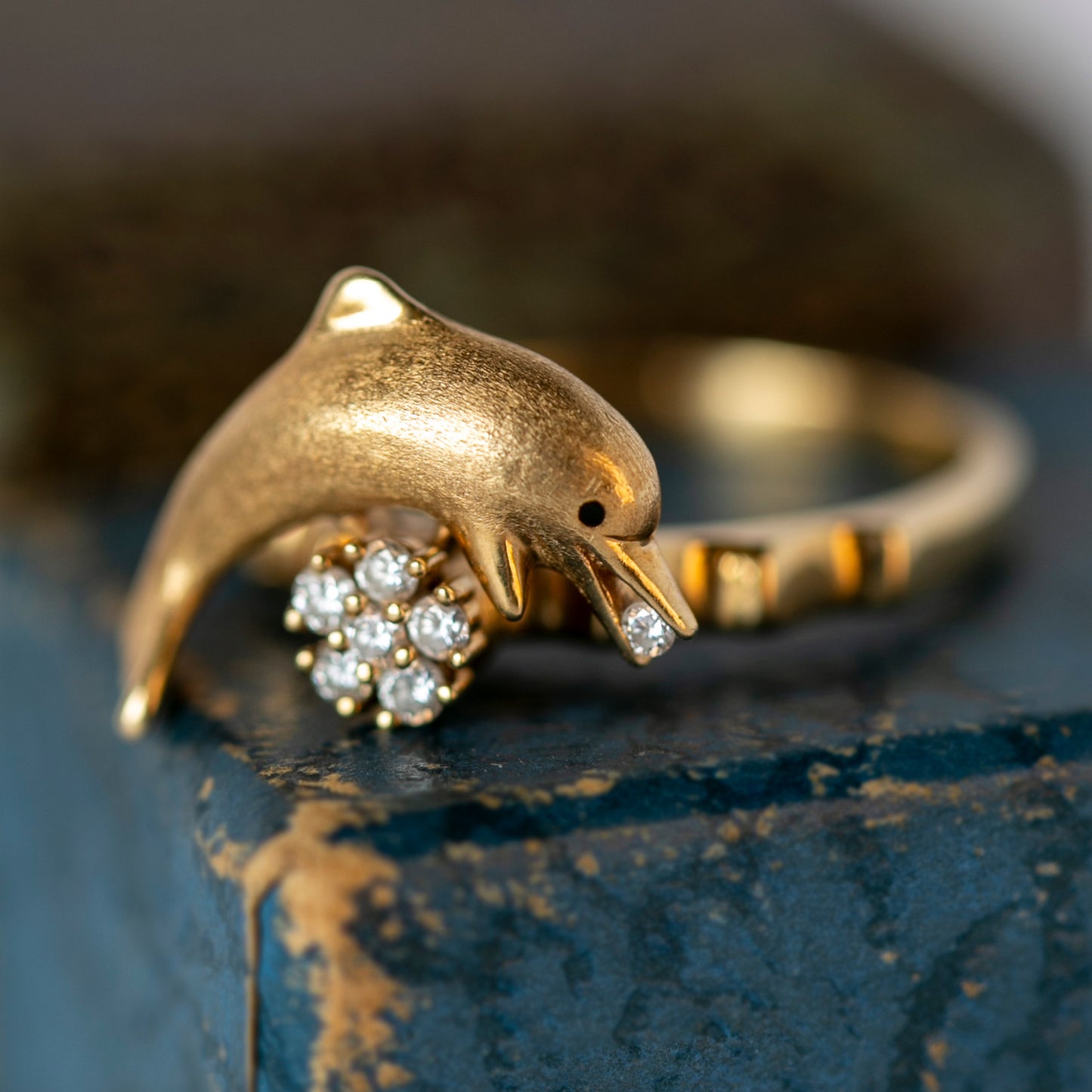 Vintage Teufel Dolphin Spinner Ring